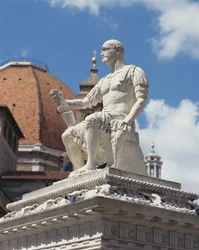Denkmal für Giovanni dalle Bande Nere, Piazza San Lorenzo, Florenz